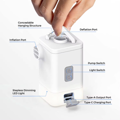 Ultralight Rechargeable Air Pump