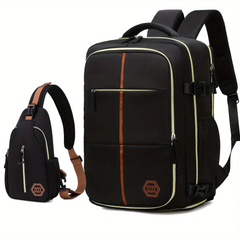 Multifunctional Travel Backpack with Shoe Compartment