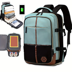 Multifunctional Travel Backpack with Shoe Compartment