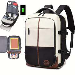 Multifunctional Travel Backpack with Shoe Compartment