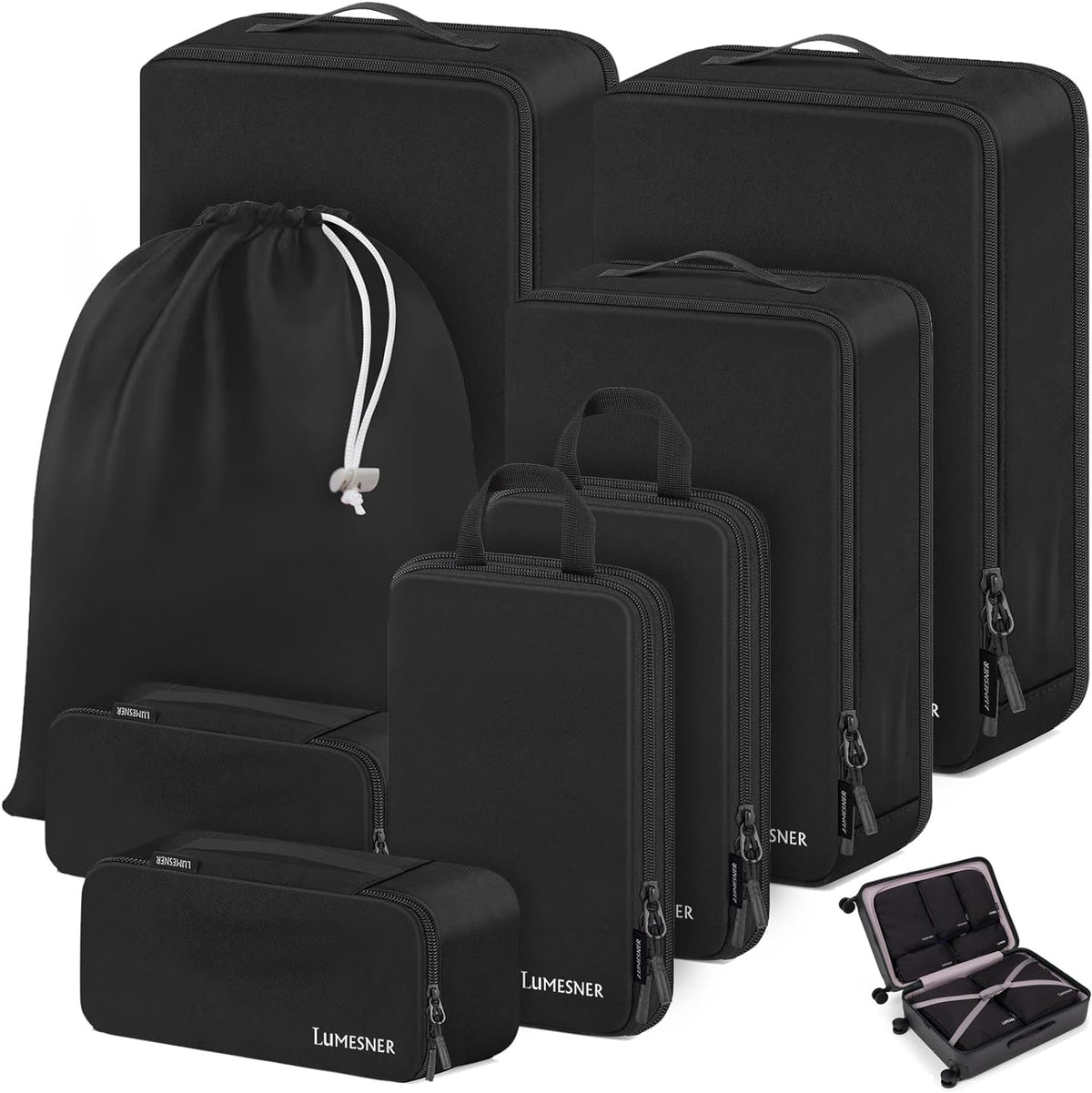 Piece Compression Packing Cubes Set